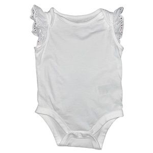 GAP baby girl eyelet onesie - 6-12 months